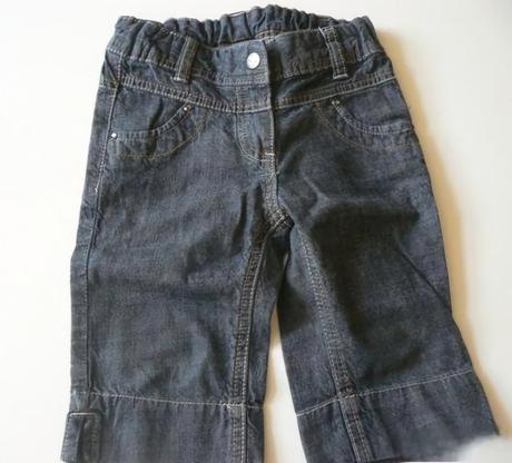 Jeansové kraťasy šortky, c&a,98