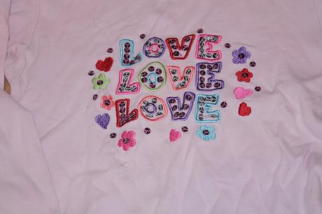 Dívčí halenka výšivky, flitry vel. 80 - 86, bhs,80