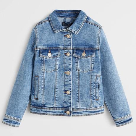 Holčičí džínová bunda mango světlá vel. 128, mango,128