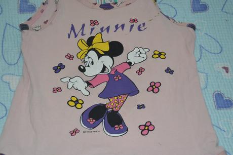 116 122 128 134 letní šaty s minnií, disney,128
