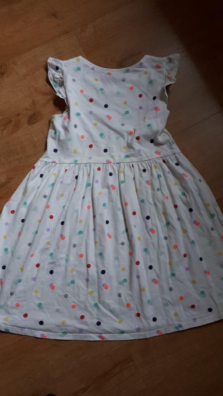 Veselé puntíkaté šaty, h&m,134