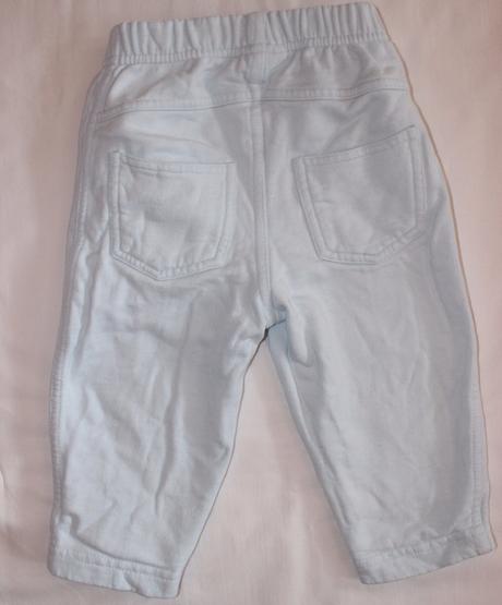 Af109. blědě modré tepláky s medvídkem pú, disney,80