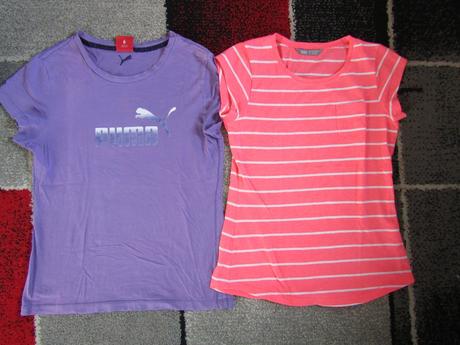 2x tričko pro holku vel.146/152 zn.puma + lindex, lindex,146