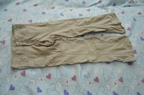 140 letní plátěné kalhoty, 140