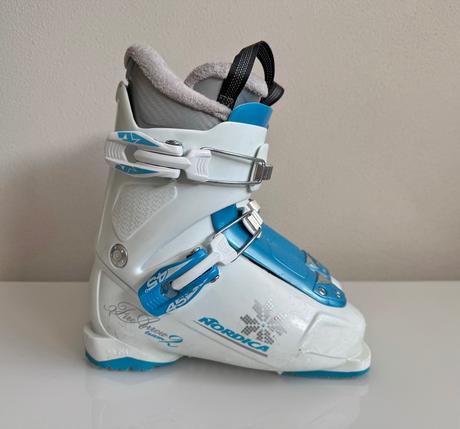 Dětské lyžáky nordica, vel. 21.5, 255mm, nordica,21