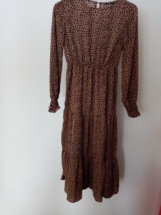 Šaty shein dlouhý rukáv vel. s, s