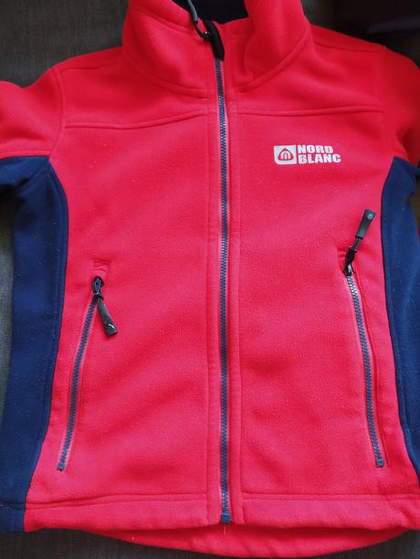 Červená mikina vel.110/116 nordblanc, nordblanc,110