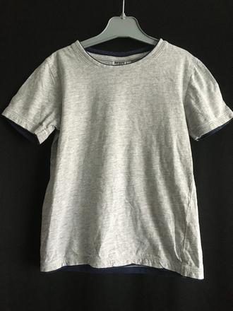 Vel. 122 šedé bavlněné triko, 122