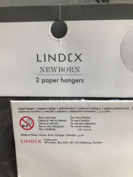 6nové karton.ramínko lindex unisex kočka panda, 