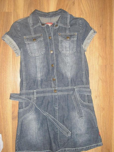 Dívčí džínové šaty, 152