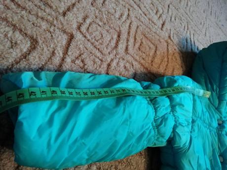 Azurová krásná bunda-zimní-2-4roky-krásný stav, 86