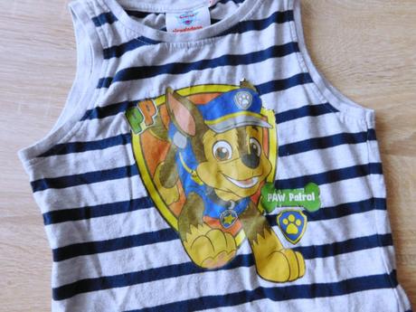 Tričko/tílko tlapková patrola vel.104/110-daruji, 110