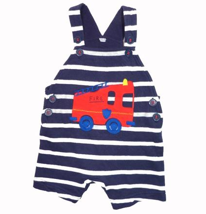 Bavlněné laclíkové kraťasy s autem vel.68, bluezoo,68