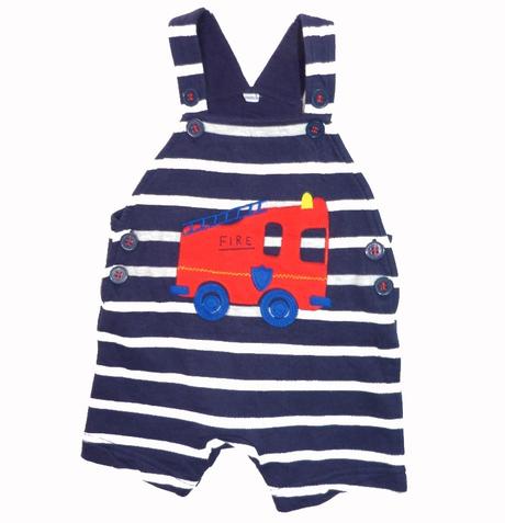 Bavlněné laclíkové kraťasy s autem vel.68, bluezoo,68