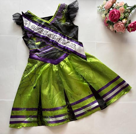 An9/ kostým roztleskávačky/zombie - v.7/8 let, 