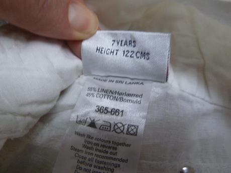 Lněné lacláčové kraťasy. bez vad, next,122