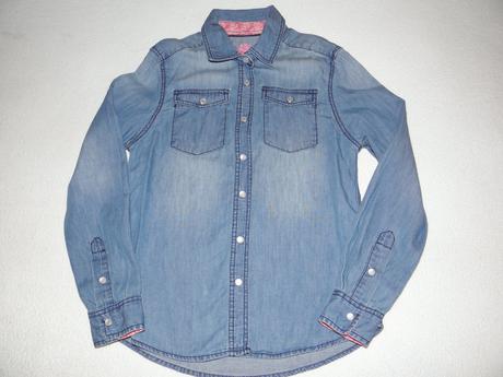 Dívčí riflová / džínová košile zn pepperts vel.128, pepperts,128