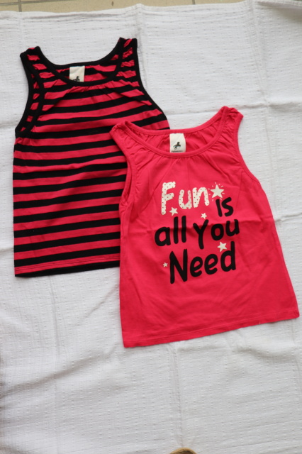 Sada dvou holčičích tílek, palomino,98