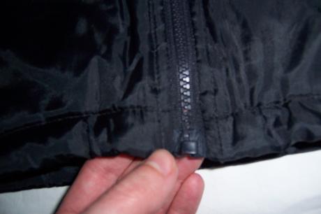 Modro-červeno-černá bunda s podšívkou, 128