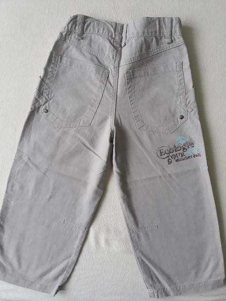 Plátěné kalhoty vel. 98/104, 98