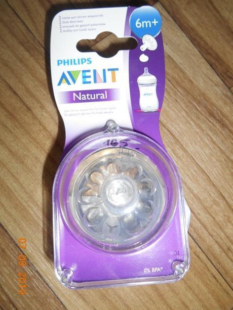 Avent savička/dudlík natural průsek y - 1ks, avent