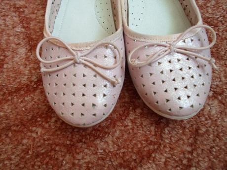 Růžové boty polobotky baleríny, nelli blu,36