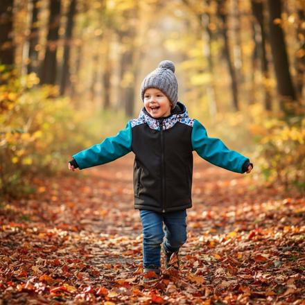 Softshellová bunda s fleecem, 98