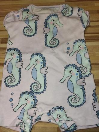 Letní overal s mořským koníkem 62 next, next,62