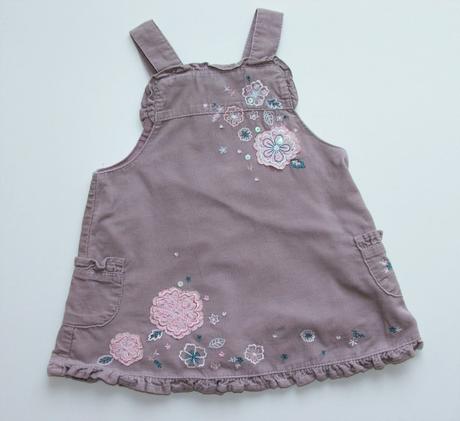 P158 manšestrové celo propínací šaty vel. 62, next,62