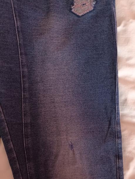 Dívčí tmavě modré rifle lotto, lotto,140