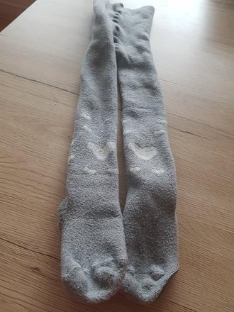 Dívčí zateplené protiskluzové punčocháčky, lupilu,98