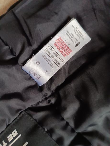 Zimní delší černá bunda, vel. 128, f&f,128