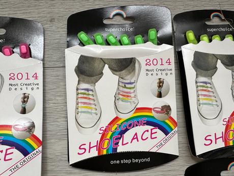 Barevné tkaničky do bot, 6 ks, 