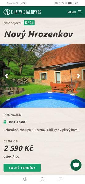 Zkušenosti a recenze na chatu v Novém Hrozenkově?