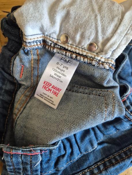 Riflové šortky, f&f,122