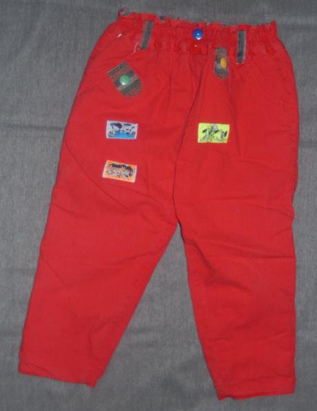 Zateplené kalhoty podšité bavlnou - vel.4-5let, c&a,110