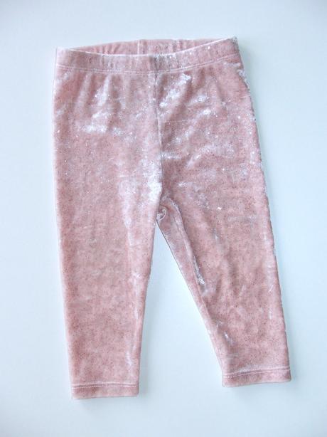 K799 sametkové lesklé legíny vel. 74, baker, 74