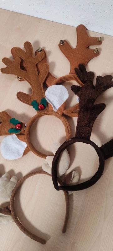 Sobí čelenka vánoční,