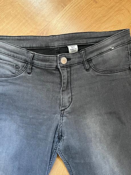 Džíny, rifle, skinny, h&m,164