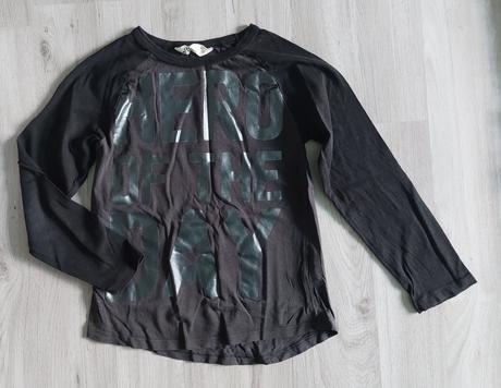 Triko s nápisem vel. 122/128, h&m,122