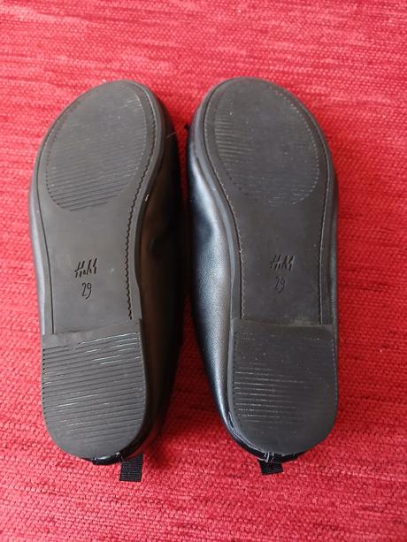 Černé baleríny hm  vel. 29, h&m,29