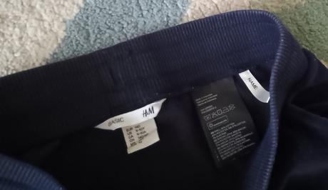 Krásné sametové tepláky zn. h&m vel.140, quechua,140