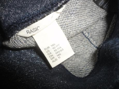 Minimálně oblečené kalhotové tepláky hm, vel.10-11, h&m,140