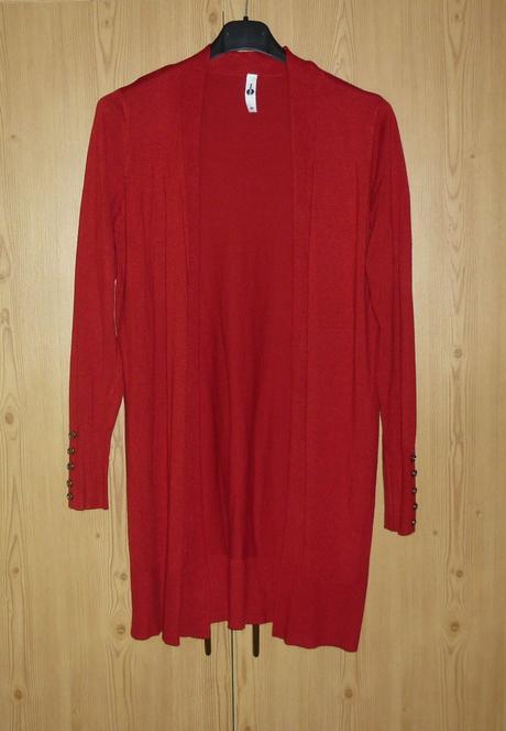 Dámský červený kardigan takko fashion, takko,xs