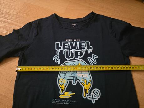 Tričko s dl. rukávem level up, sinsay,140