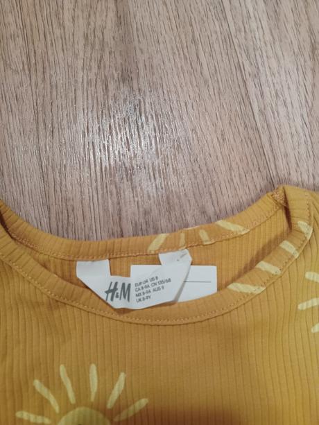 Bavlněný komplet h&m sluníčka, h&m,134 / 140