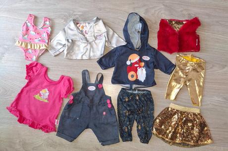 Oblečky originál baby born -starší sestra,