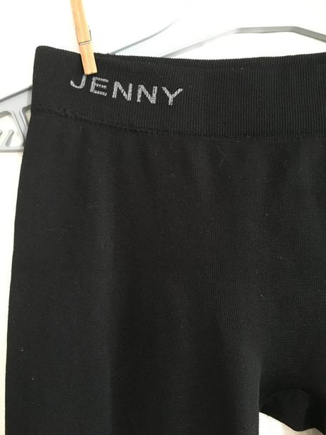 Vel. 36 - 38 černé teplejší 3/4 punčocháče, 36