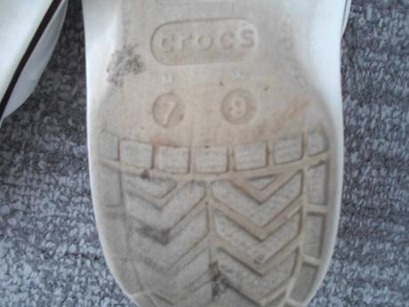 Bílé žabky, crocs,40