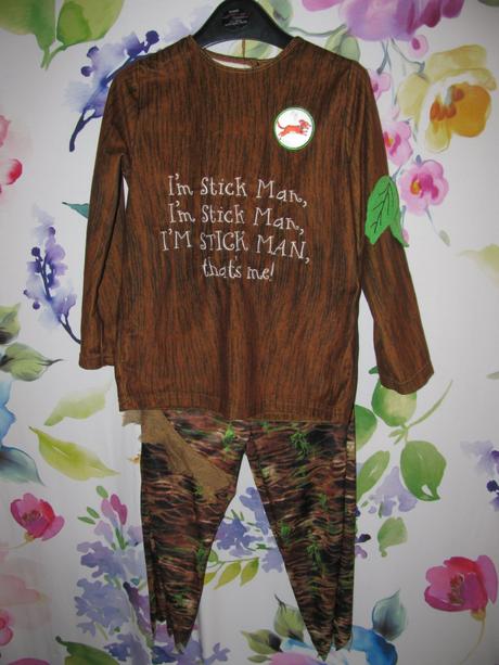 Kostým-dvoudílný stromový muž v.116/128,